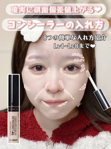 カバーパーフェクション チップコンシーラー/the SAEM/リキッドコンシーラーを使ったクチコミ（1枚目）