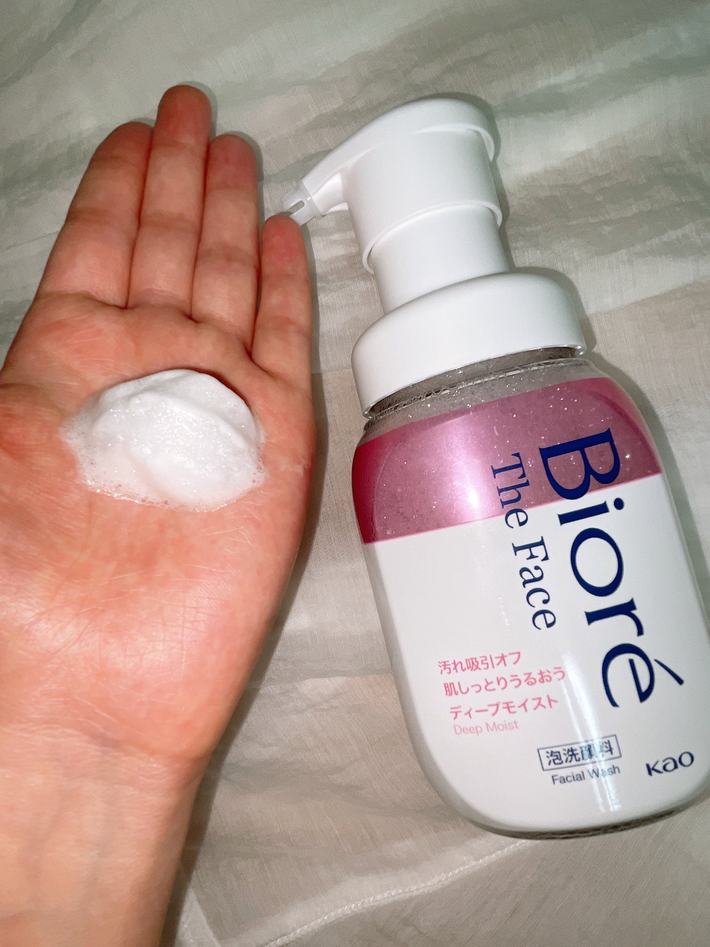 ビオレ ザフェイス 泡洗顔料 ディープモイスト/ビオレ/泡洗顔を使ったクチコミ(3枚目)