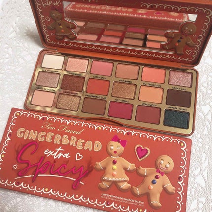 ジンジャーブレッド エクストラ スパイシー アイシャドウ パレット/Too Faced/メイクアップキットを使ったクチコミ(1枚目)