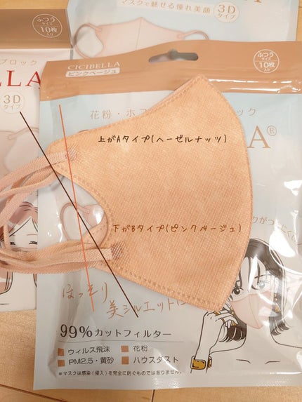 3D立体マスク/CICIBELLA/マスクを使ったクチコミ(4枚目)