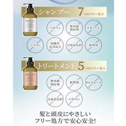 NIJI<ニジ>リズミック シャンプー/トリートメント/NIJI RHYTHMIC/市販シャンプーを使ったクチコミ(2枚目)