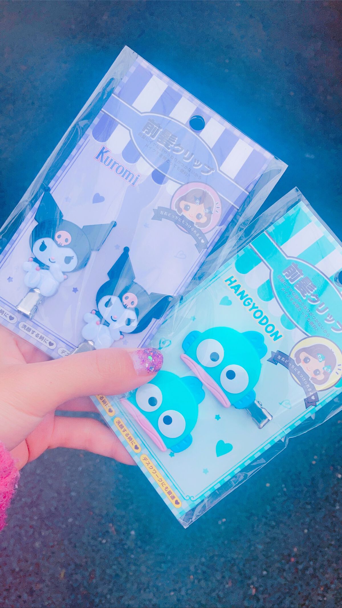 前髪クリップ/サンリオ/ヘアアクセサリーを使ったクチコミ（2枚目）