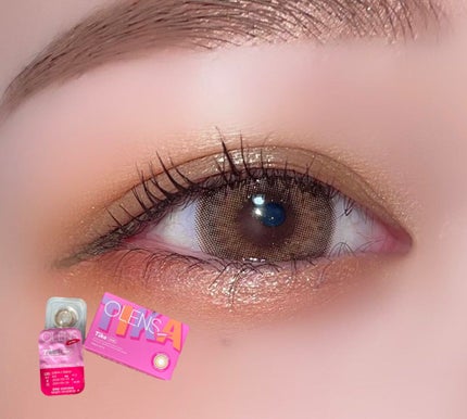 ティカ3コン ブラウン/OLENS/カラーコンタクトレンズの画像