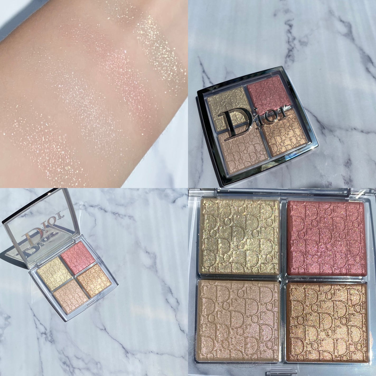 ディオール バックステージ フェイス グロウ パレット/Dior/ハイライトを使ったクチコミ(6枚目)