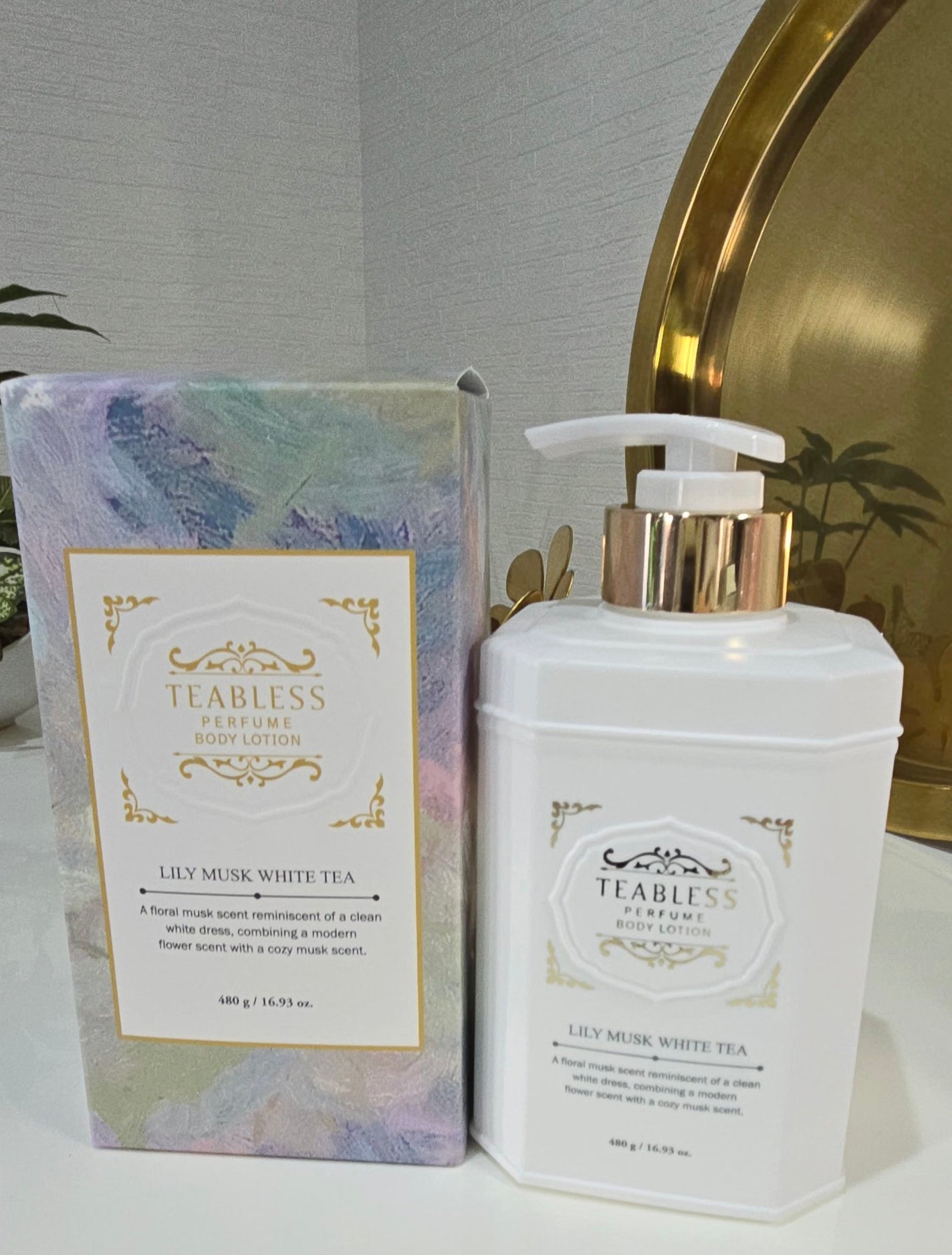 パフュームボディローション リリィムスクホワイトティー/TEABLESS/ボディローションを使ったクチコミ(1枚目)
