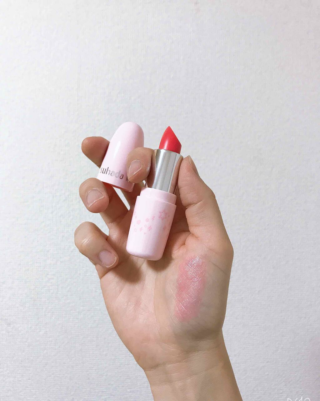 フェイクヌードリップ 03 引き寄せレッド/素肌記念日/リップティントを使ったクチコミ（3枚目）