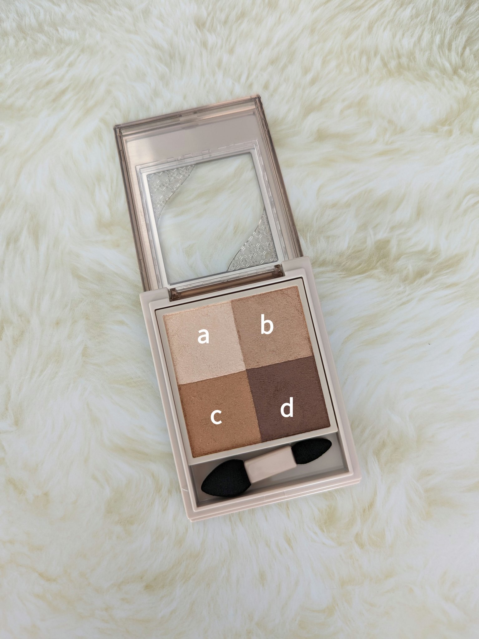 ニュアンス デューイ クリエイター BE-1 カームベージュ/Visée/アイシャドウパレットを使ったクチコミ（2枚目）