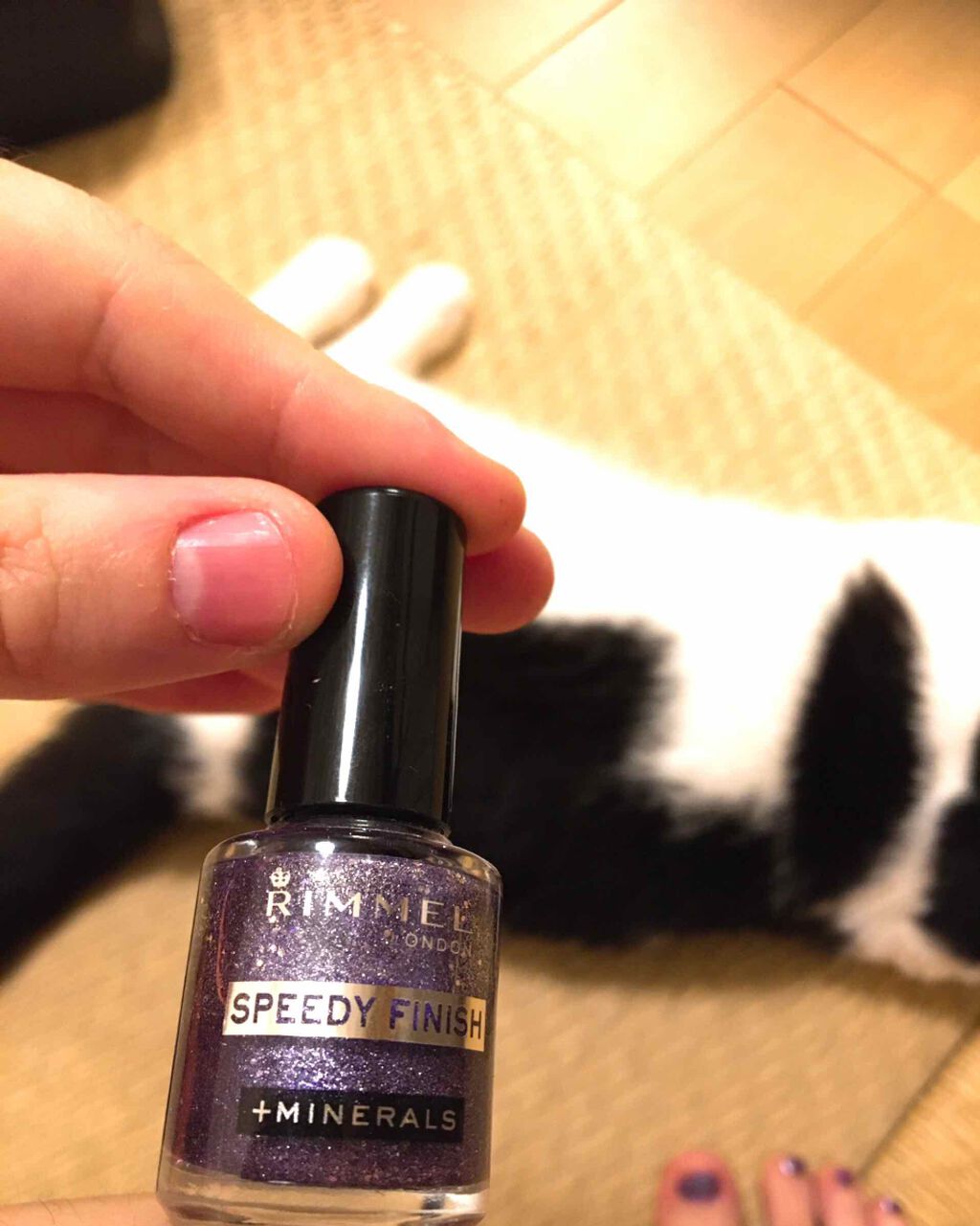 スピーディ フィニッシュ N/リンメル ロンドン/マニキュアを使ったクチコミ（2枚目）
