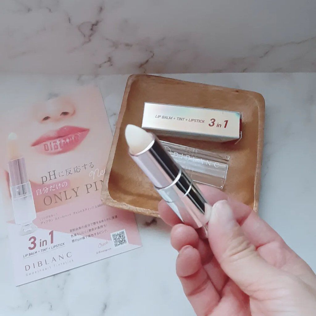 スイートハート ティントスティック/DIBLANC/リップティントを使ったクチコミ(3枚目)