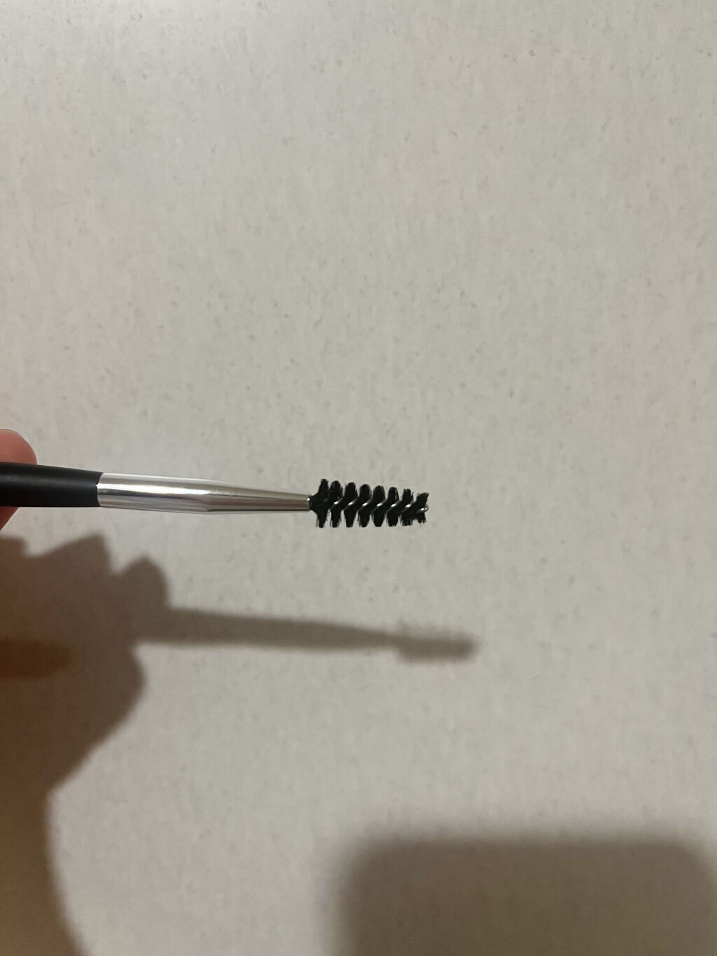 ダブルエンドアイブロウブラシ スクリュータイプ/ロージーローザ/メイクブラシを使ったクチコミ（3枚目）