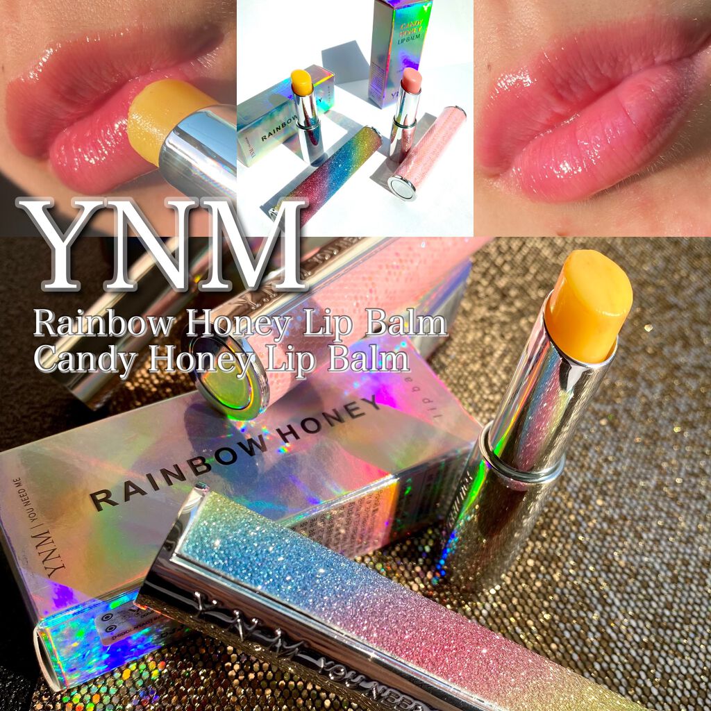YNM  レインボーハニーリップバーム/YNM/リップバームを使ったクチコミ（1枚目）