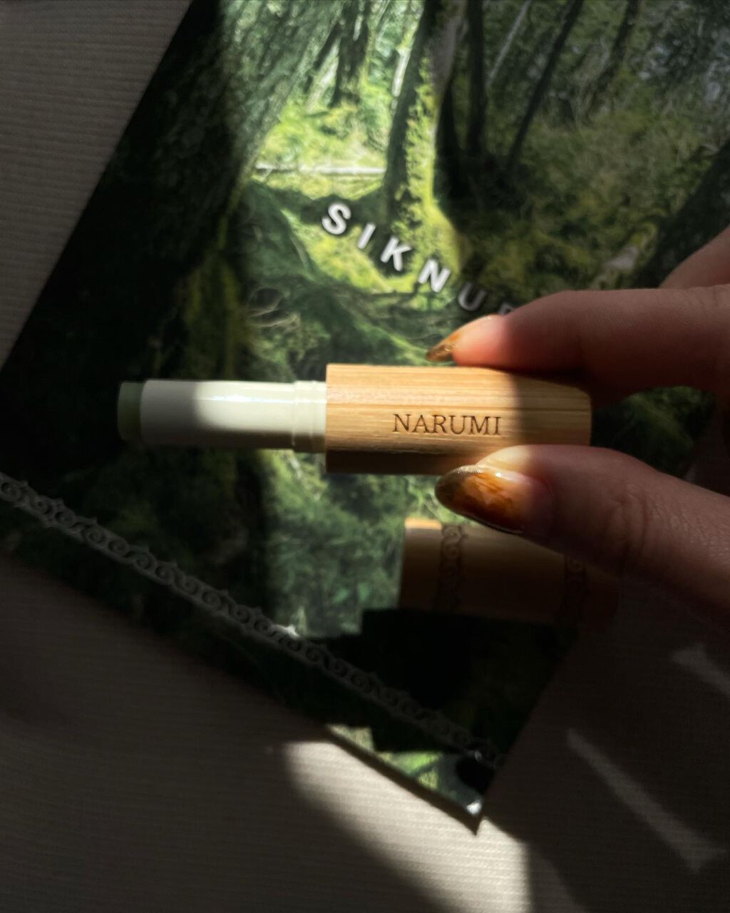 サーモンコラーゲン リップクリーム/SIKNUE/リップクリームを使ったクチコミ（2枚目）