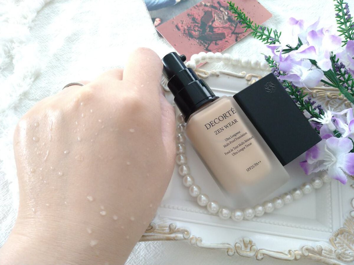ゼン ウェア フルイド/DECORTÉ/リキッドファンデーションを使ったクチコミ(7枚目)