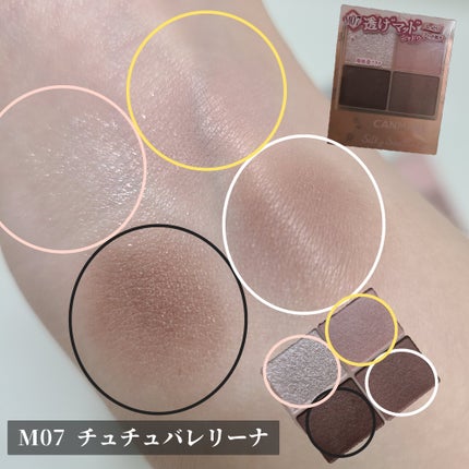 シルキースフレアイズ(マットタイプ)/キャンメイク/アイシャドウパレットを使ったクチコミ(2枚目)