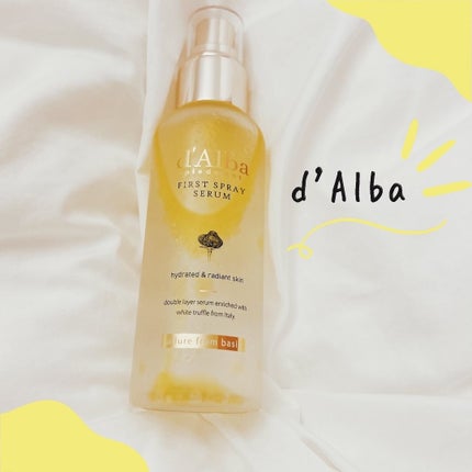 ダルバ ホワイトトリュフファーストスプレーセラム/ダルバ/ミスト状化粧水を使ったクチコミ(1枚目)