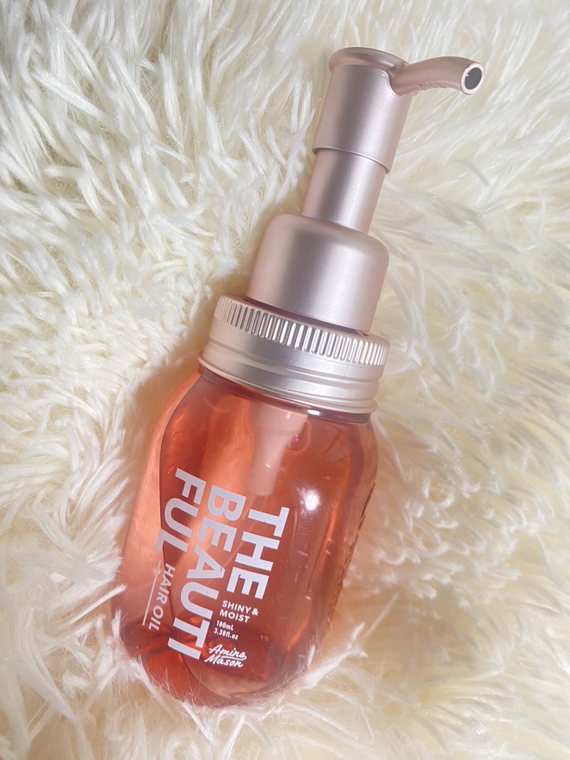 アミノメイソン シャイニー＆モイスト ヘアオイル/アミノメイソン/ヘアオイルを使ったクチコミ（1枚目）