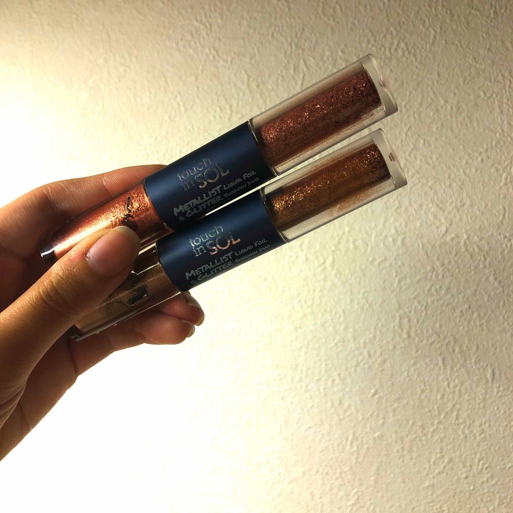 タッチインソル METALLISTグリッターシャドウデュオ/touch in SOL /グリッターを使ったクチコミ（1枚目）