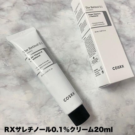 RXザ・レチノール0.1クリーム/COSRX/フェイスクリームを使ったクチコミ(2枚目)