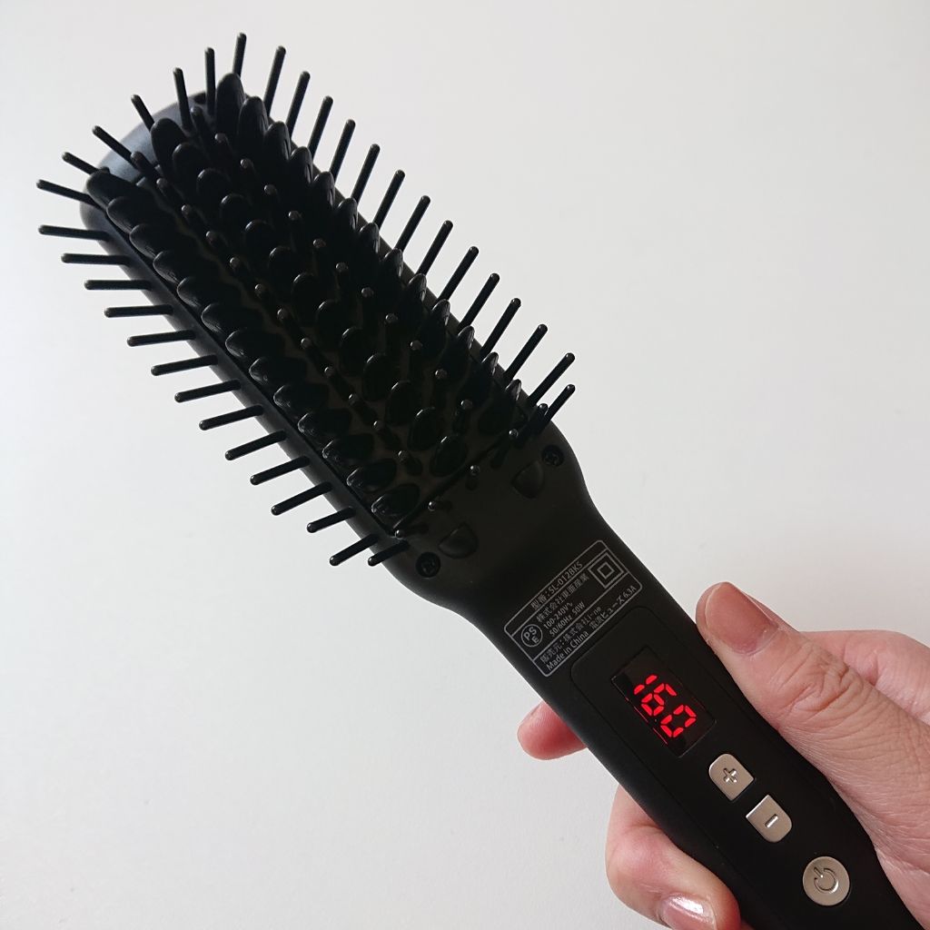 ストレートヒートブラシ スリム /SALONIA/ヒートブラシを使ったクチコミ（2枚目）