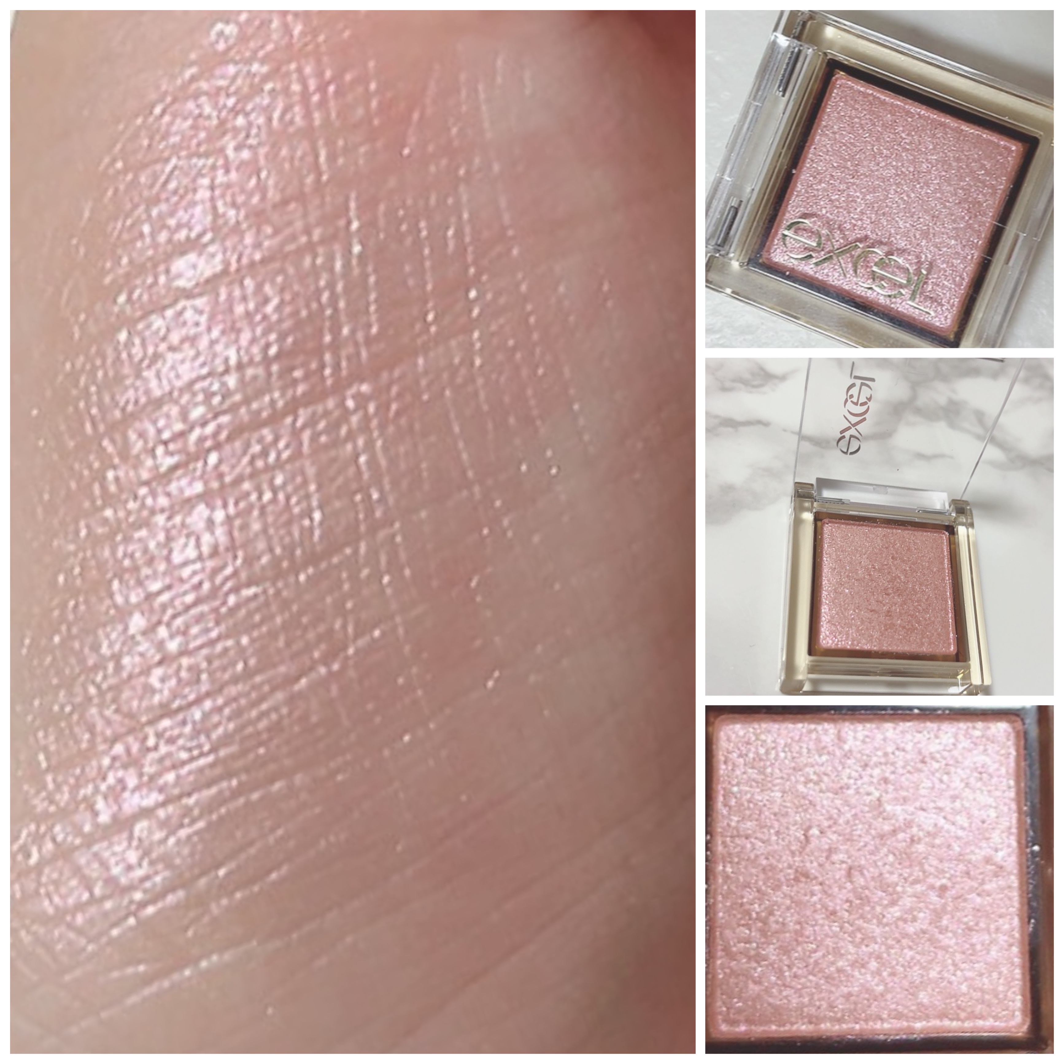 アイプランナー D06 ピーチキュイ(限定)/excel/単色アイシャドウを使ったクチコミ（3枚目）