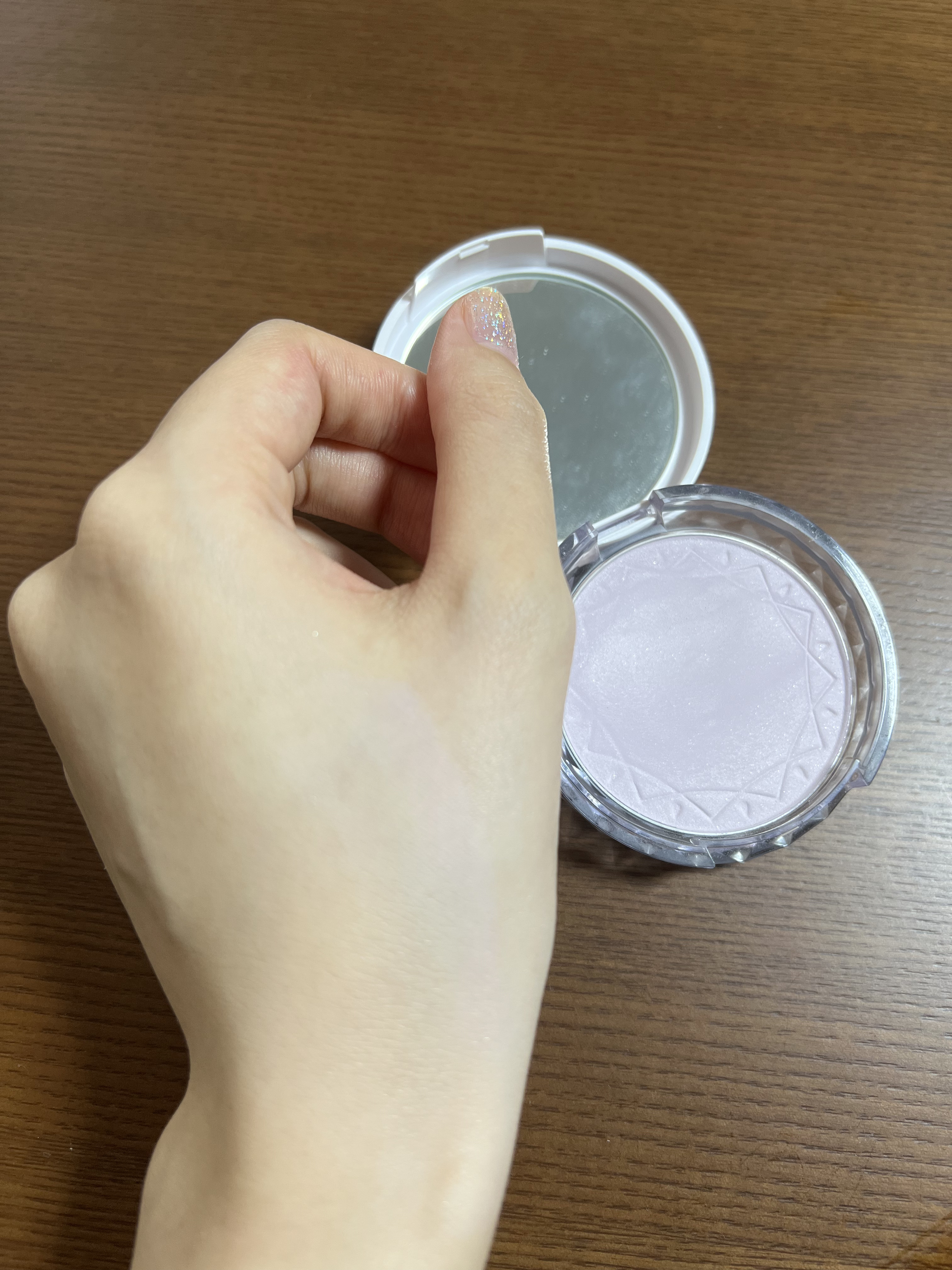 UVクリアフェイスパウダー P1 ラベンダー/CEZANNE/プレストパウダーを使ったクチコミ（2枚目）