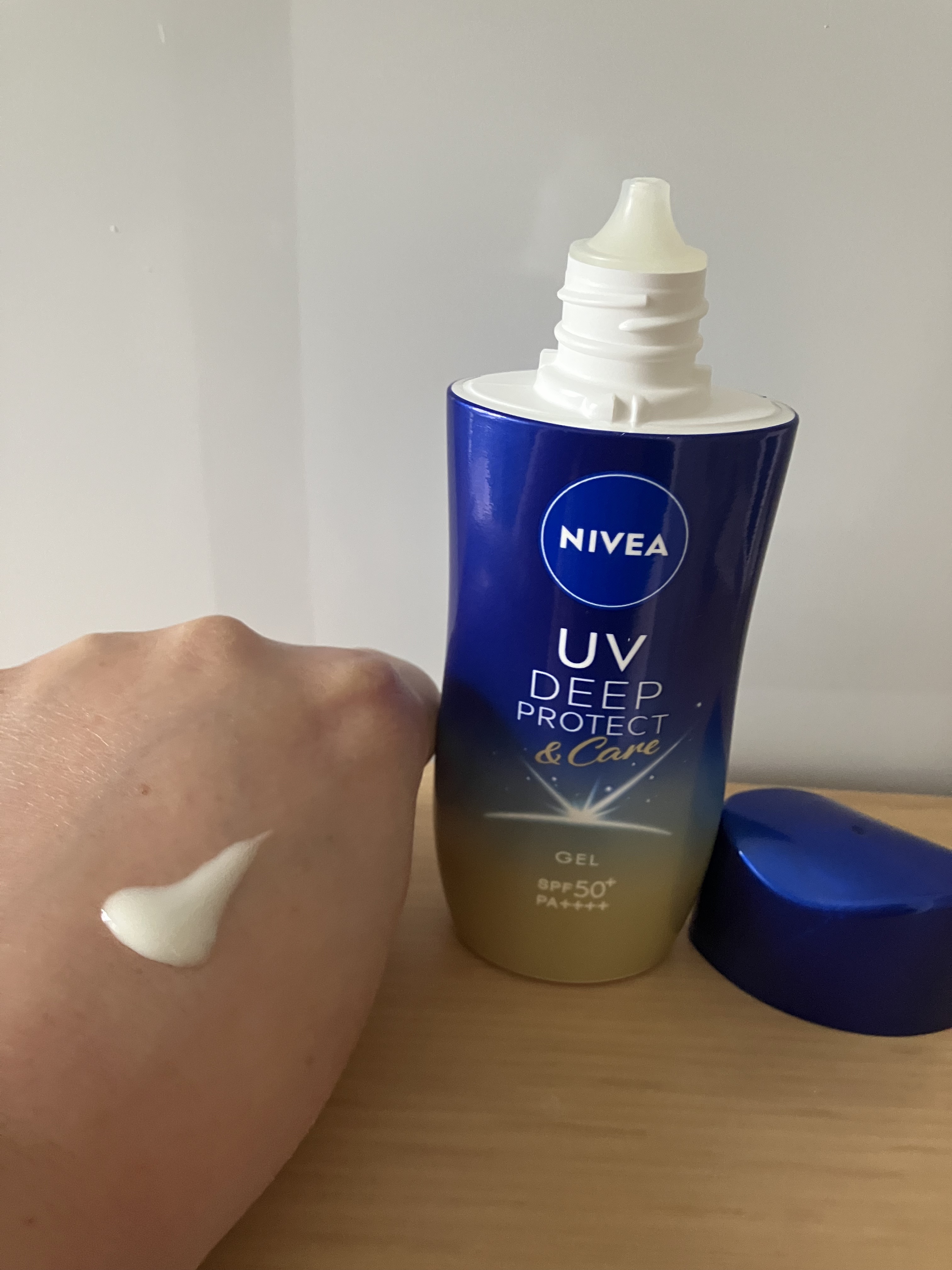 ニベアUV ディープ プロテクト＆ケア ジェル/ニベア/日焼け止めジェルを使ったクチコミ（2枚目）