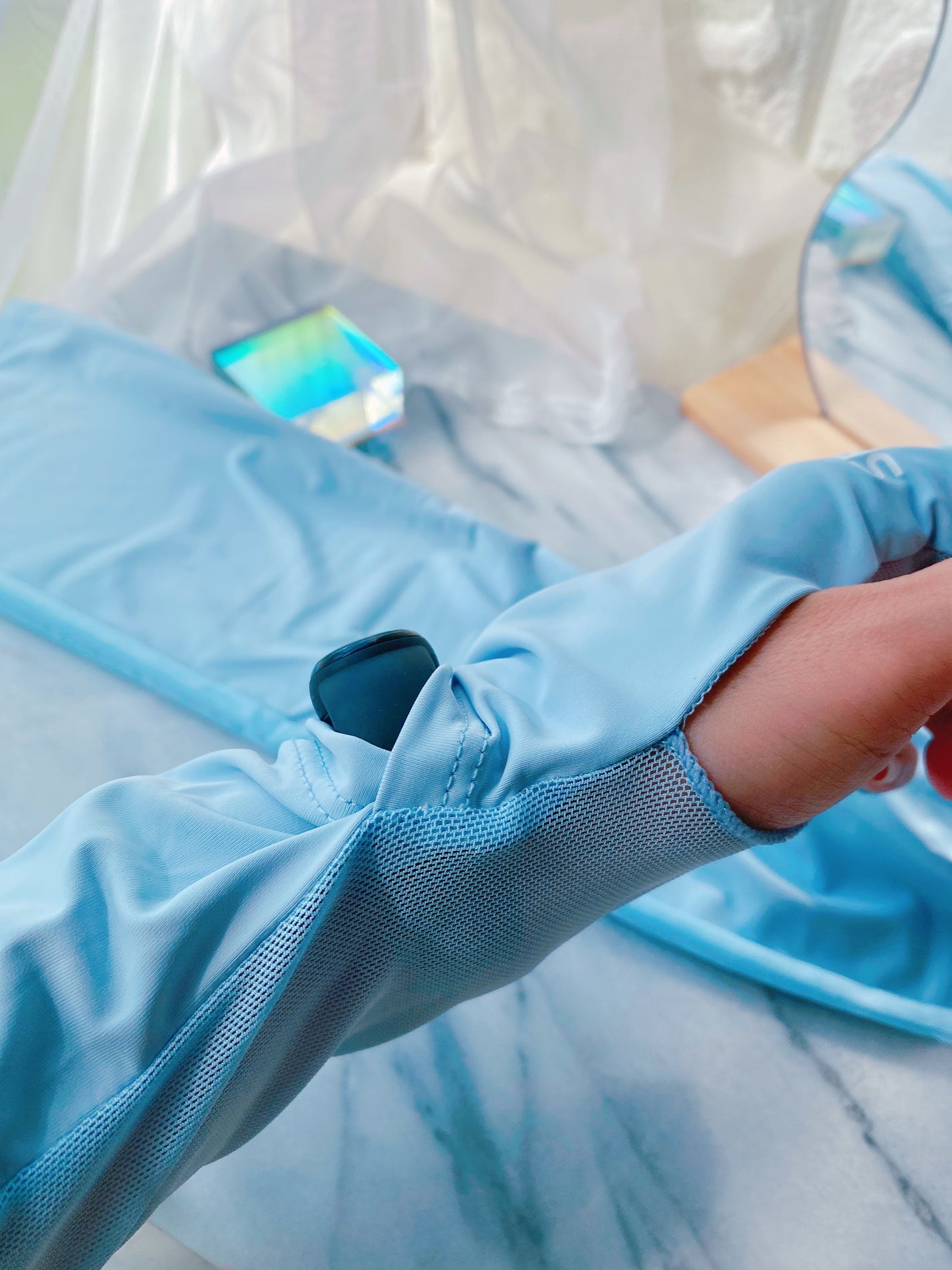 SEA BREEZE 接触冷感アームカバー/シーブリーズ/その他を使ったクチコミ(9枚目)