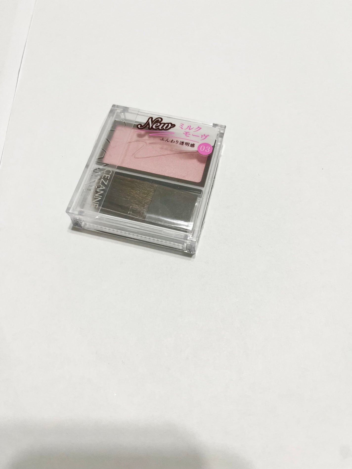 チークブラッシュ/CEZANNE/パウダーチークを使ったクチコミ(1枚目)