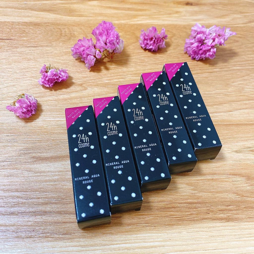 24 ミネラルアクアルージュ 06 ミスティオレンジ/24h cosme/口紅を使ったクチコミ（3枚目）