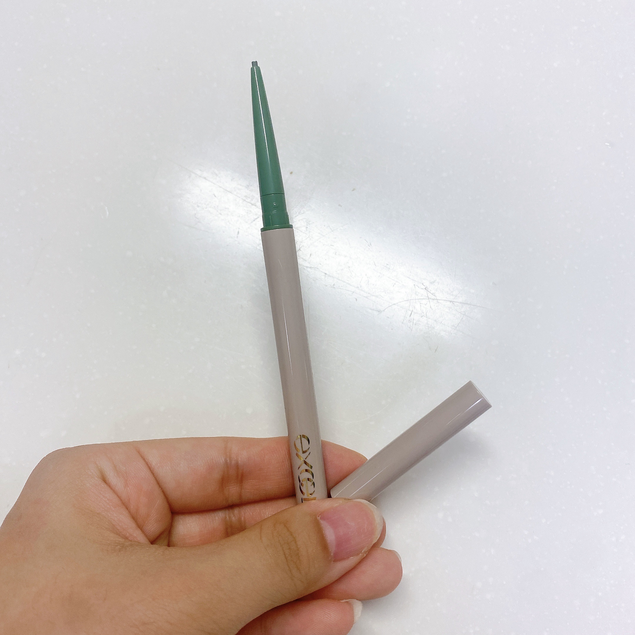 ニュアンスフル ペンシルライナー  NP07 トープグリーン /excel/ペンシルアイライナーを使ったクチコミ（1枚目）