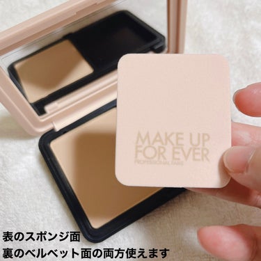 HDスキン マットベルベットコンパクト/MAKE UP FOR EVER/パウダーファンデーションを使ったクチコミ（3枚目）