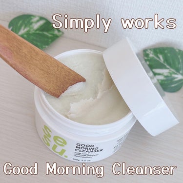 GOOD MORING  CLEANSER/simply works/クレンジングバームを使ったクチコミ（1枚目）