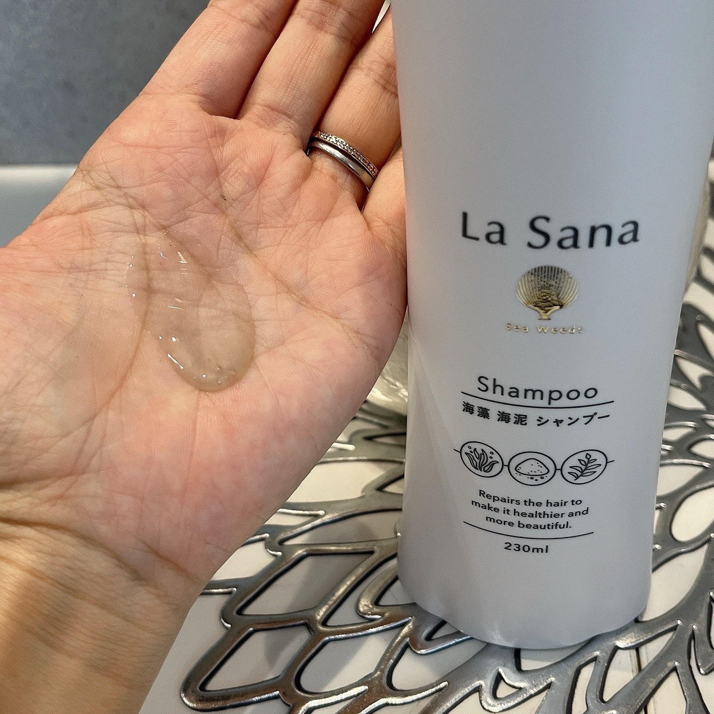 ラサーナ 海藻 海泥 シャンプー／トリートメント/ラサーナ/市販シャンプーを使ったクチコミ（2枚目）