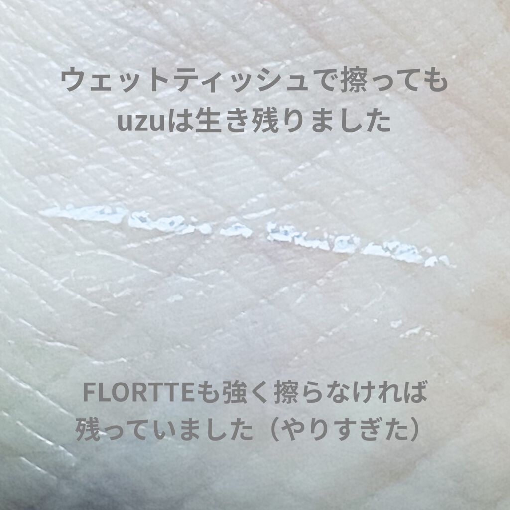 サラダdeフルーツカラーリキッドアイライナーWP 05 ココナッツ/FLORTTE/リキッドアイライナーを使ったクチコミ（3枚目）