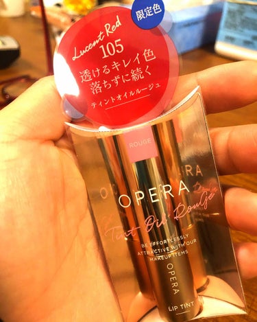 オペラ リップティント N 105 ルーセントレッド(限定色)/OPERA/口紅を使ったクチコミ（1枚目）