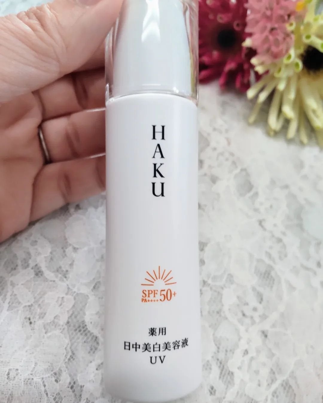 薬用 日中美白美容液UV/HAKU/日焼け止めローションを使ったクチコミ(2枚目)