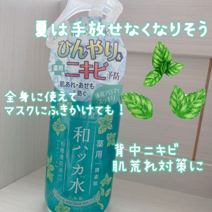 潤素肌 薬用 和ハッカ水/コスメテックスローランド/化粧水を使ったクチコミ(1枚目)