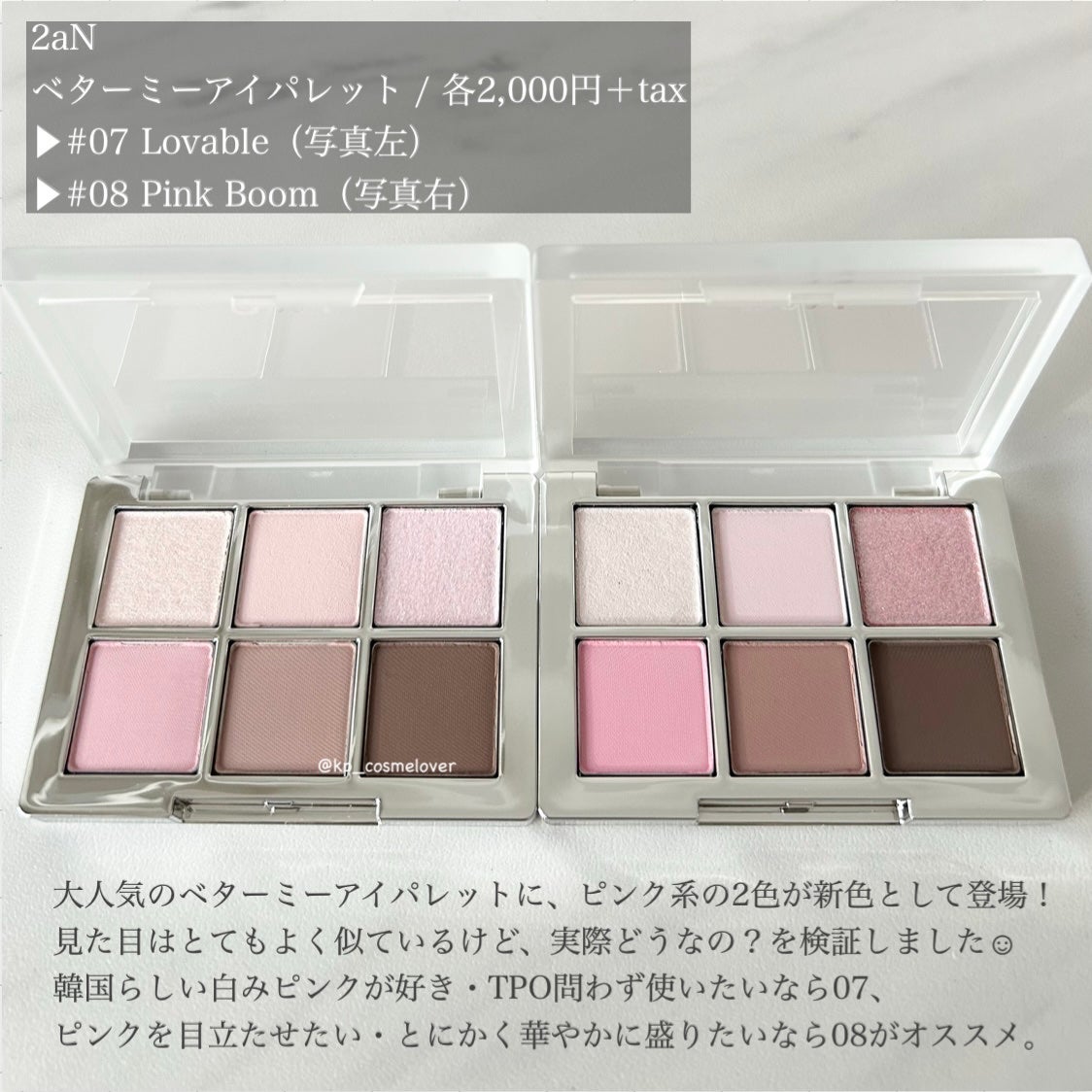 ベターミーアイパレット/2aN/マルチパレットを使ったクチコミ(2枚目)