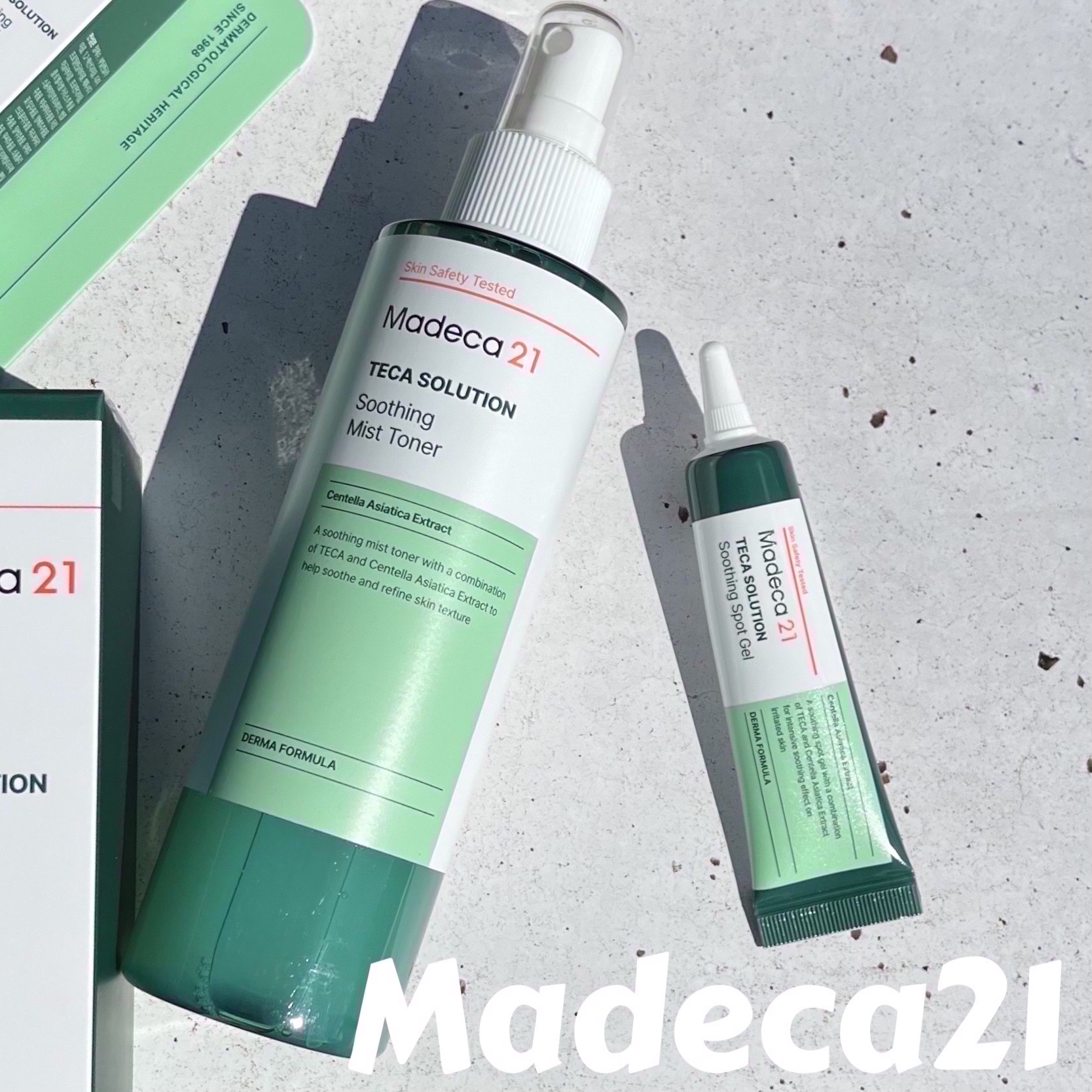 テカソルーションスージングジェル/Madeca21/フェイスクリームを使ったクチコミ（1枚目）