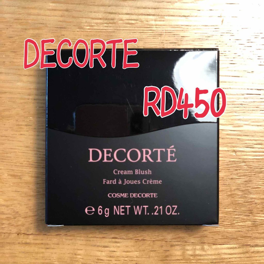 クリーム ブラッシュ/DECORTÉ/ジェル・クリームチークを使ったクチコミ(1枚目)