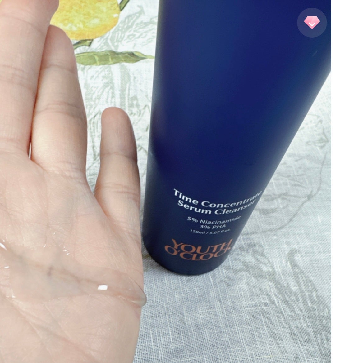 タイムコンセントレイト セラムクレンザー /Youth o' clock/クレンジングジェルを使ったクチコミ(1枚目)