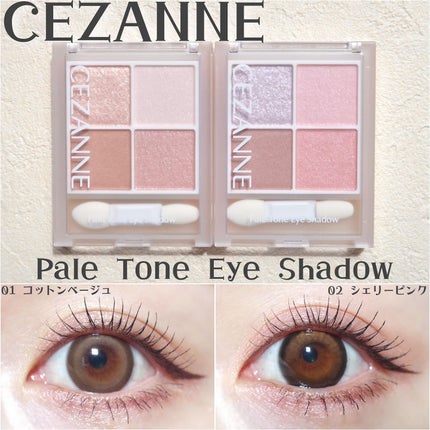 ペールトーンアイシャドウ/CEZANNE/アイシャドウを使ったクチコミ(1枚目)