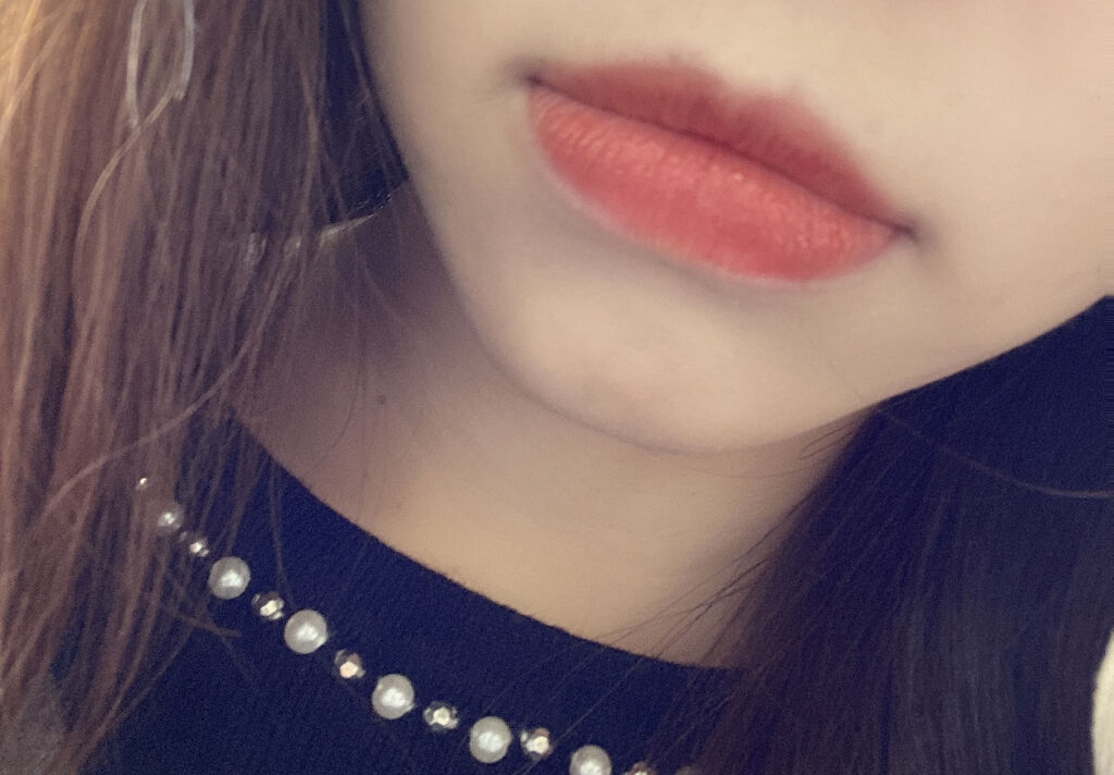 グロウフィットウォーターティント 03 ブリックコーラル/LIZDA/リップティントを使ったクチコミ（2枚目）