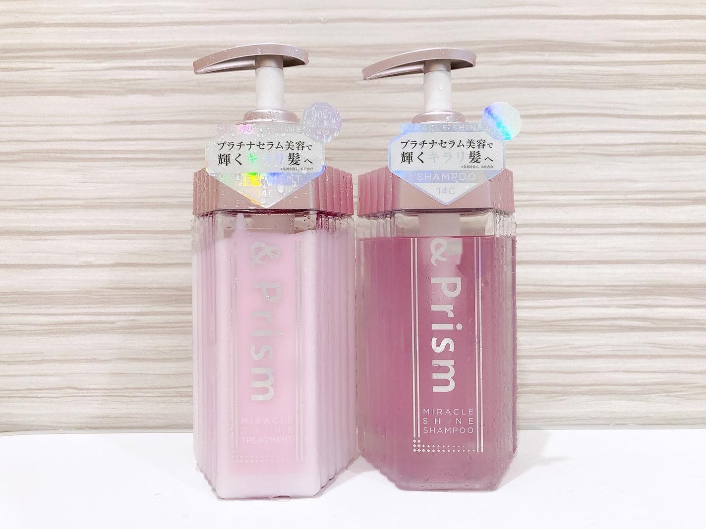 ミラクル シャイン シャンプー/ヘアトリートメント/&Prism/市販シャンプーを使ったクチコミ(1枚目)