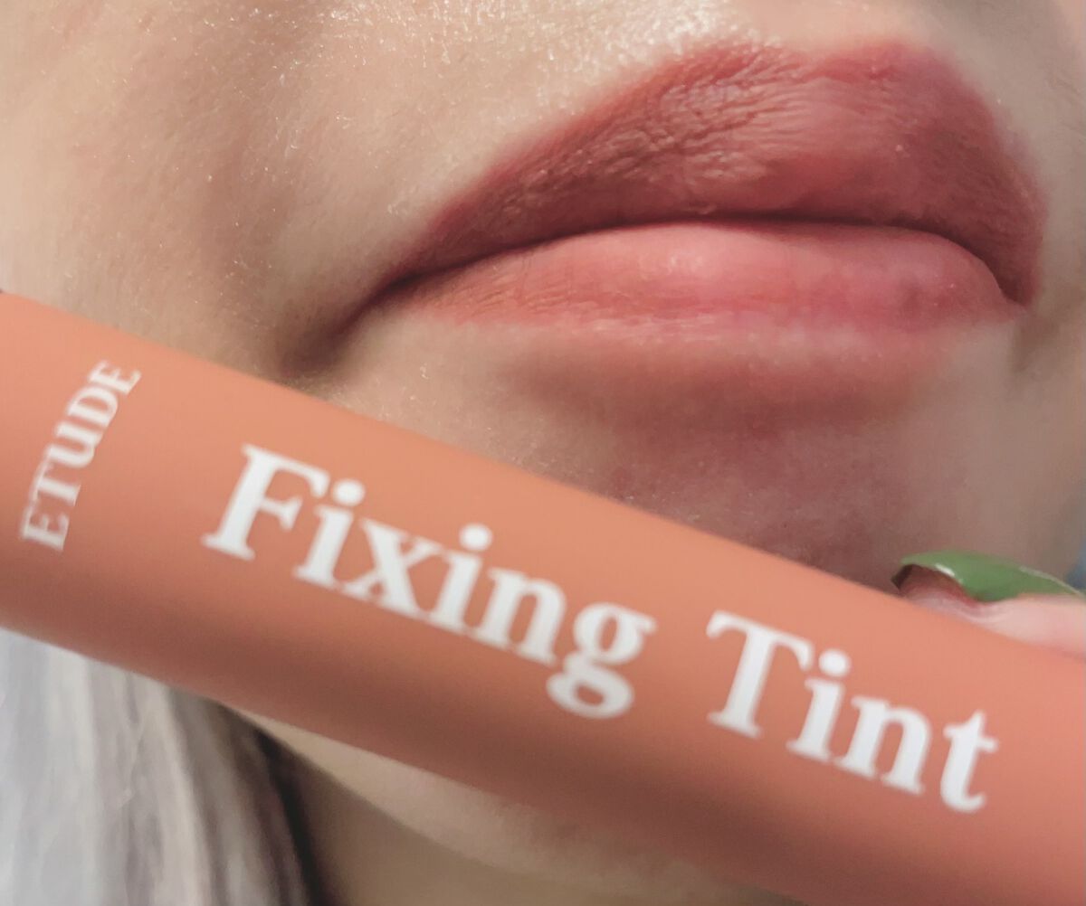 フィクシングティント/ETUDE/リップティントを使ったクチコミ（3枚目）