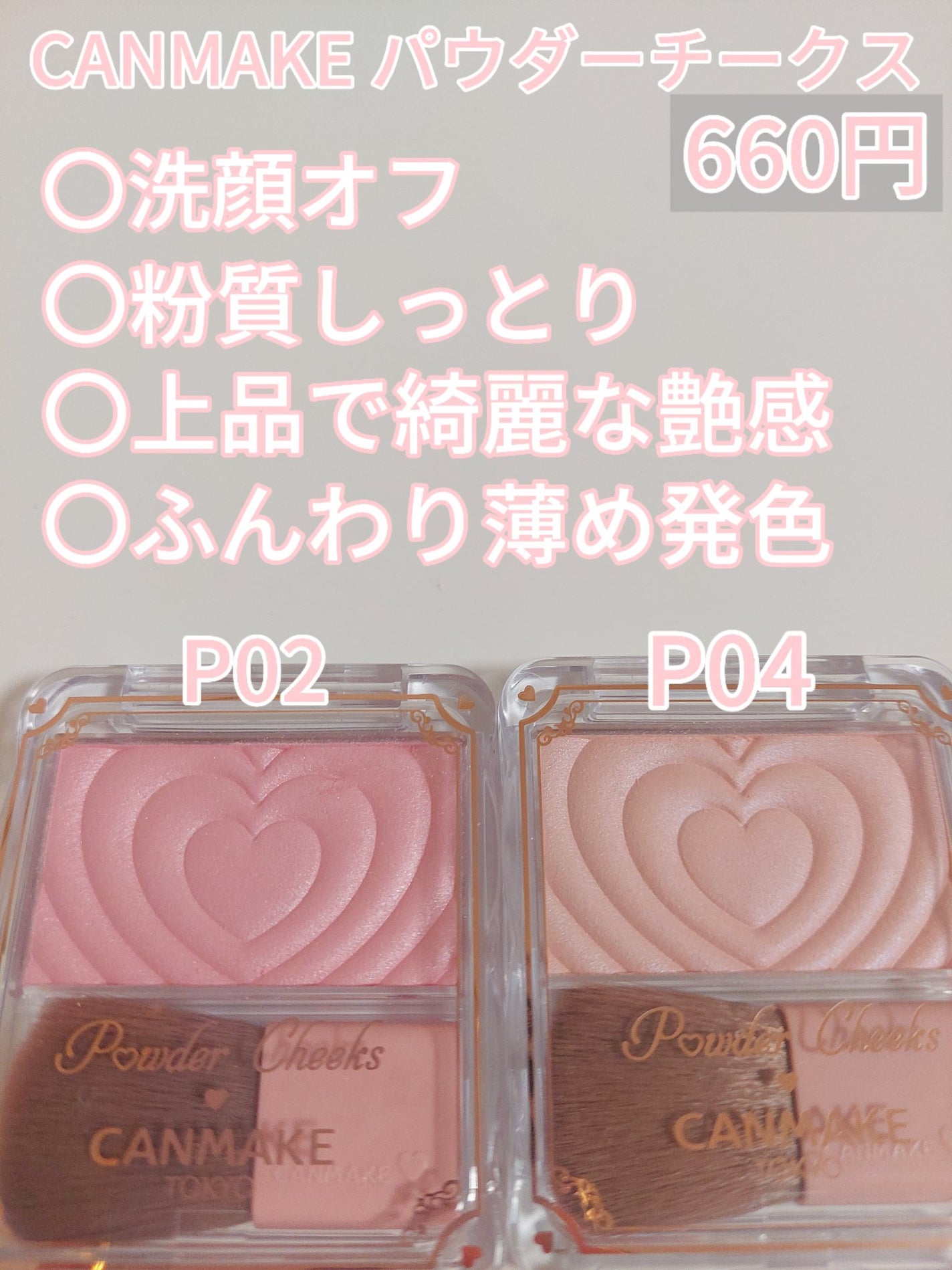 パウダーチークス/キャンメイク/パウダーチークを使ったクチコミ(2枚目)