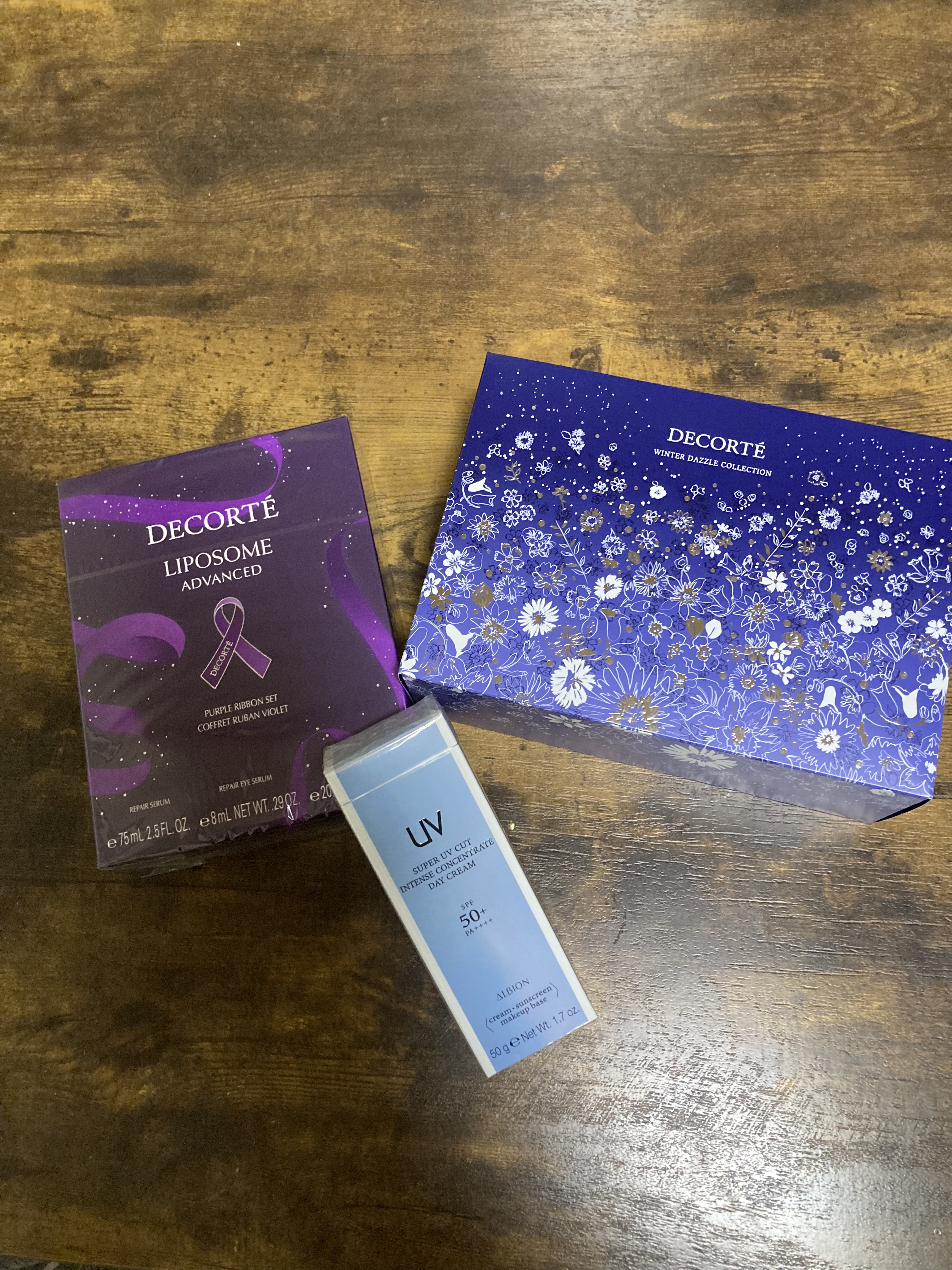 リポソーム アドバンスト パープルリボン セット 2023/DECORTÉ/スキンケアキットを使ったクチコミ（1枚目）