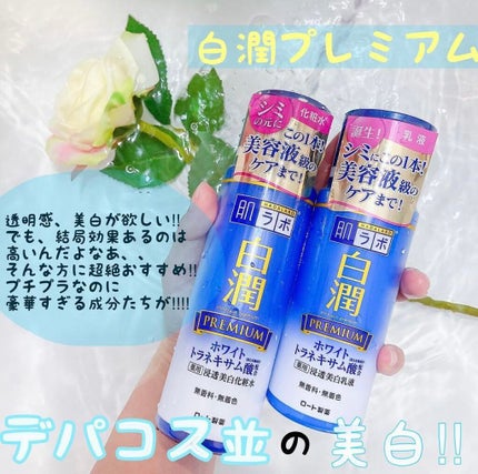 白潤プレミアム薬用浸透美白化粧水/肌ラボ/化粧水を使ったクチコミ(1枚目)