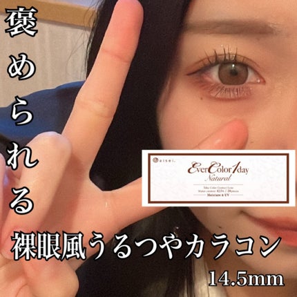 エバーカラーワンデー ナチュラル/エバーカラー/ワンデー(1DAY)カラコンを使ったクチコミ(1枚目)
