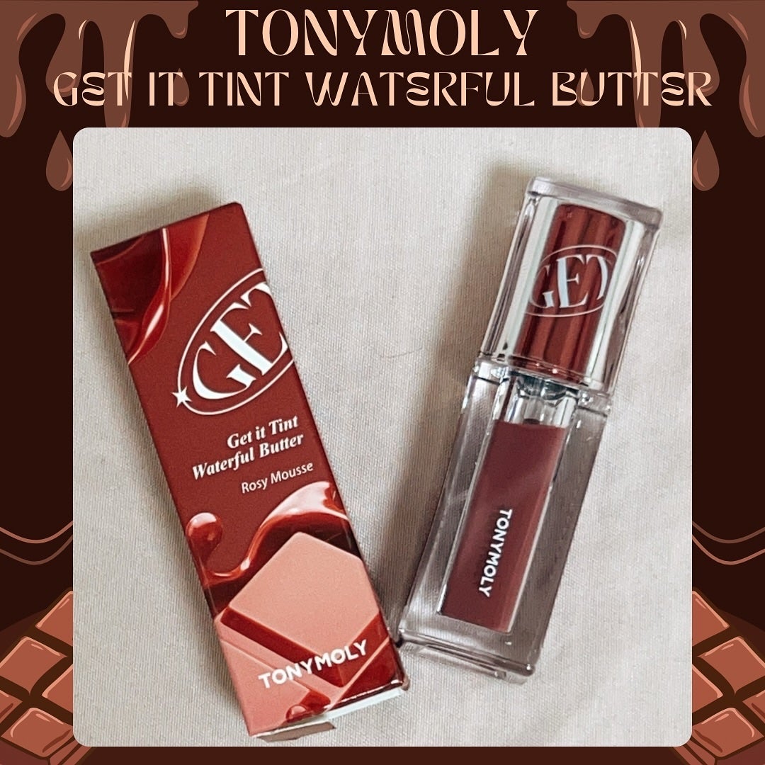 ゲットイットティント ウォーターフルバター/TONYMOLY/リップティントを使ったクチコミ(1枚目)
